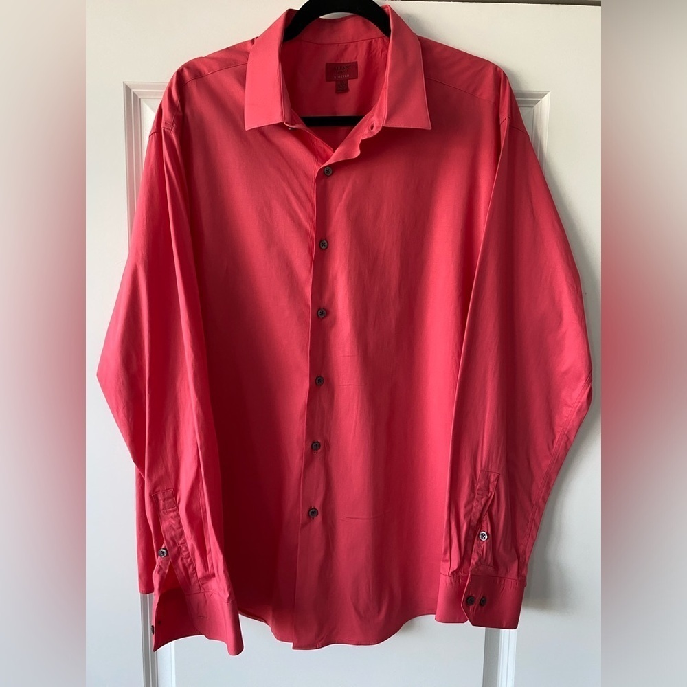 AlfanI Slim Fit Temperature Regulating Dress Shirt 17-17.5